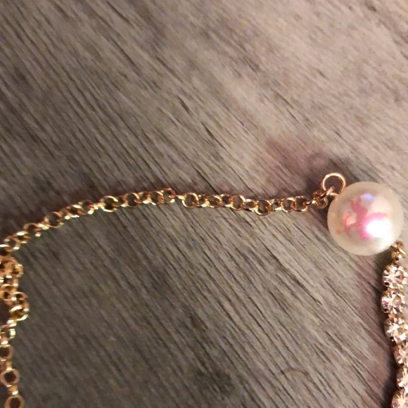 Betsey Johnson Gold Tone XOXO Red Heart Pendant Necklace Crystal Chain Accent - Picture 12 of 14